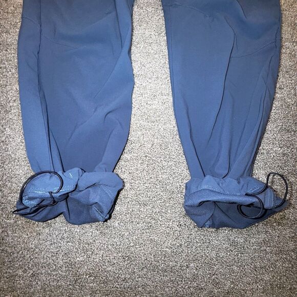 Mountain Hardwear Pants Womens 6/30 Blue Zip-Pockets Hike Walk Belted - Picture 4 of 6
